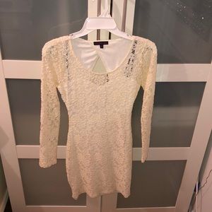 White lace dress